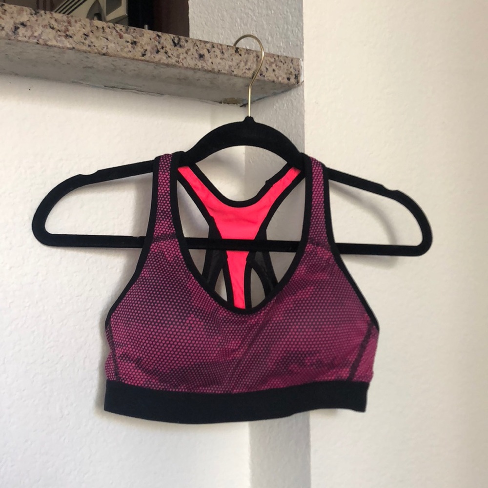 C9 by Champion Pink and Black Racerback Sports Bra